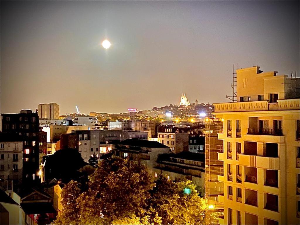 Superbe Apt, Parking Gratuit, Proche Ligne 13&14, Ideal Famille & Vue Montmartre ! Apartment Saint-Ouen  Ngoại thất bức ảnh